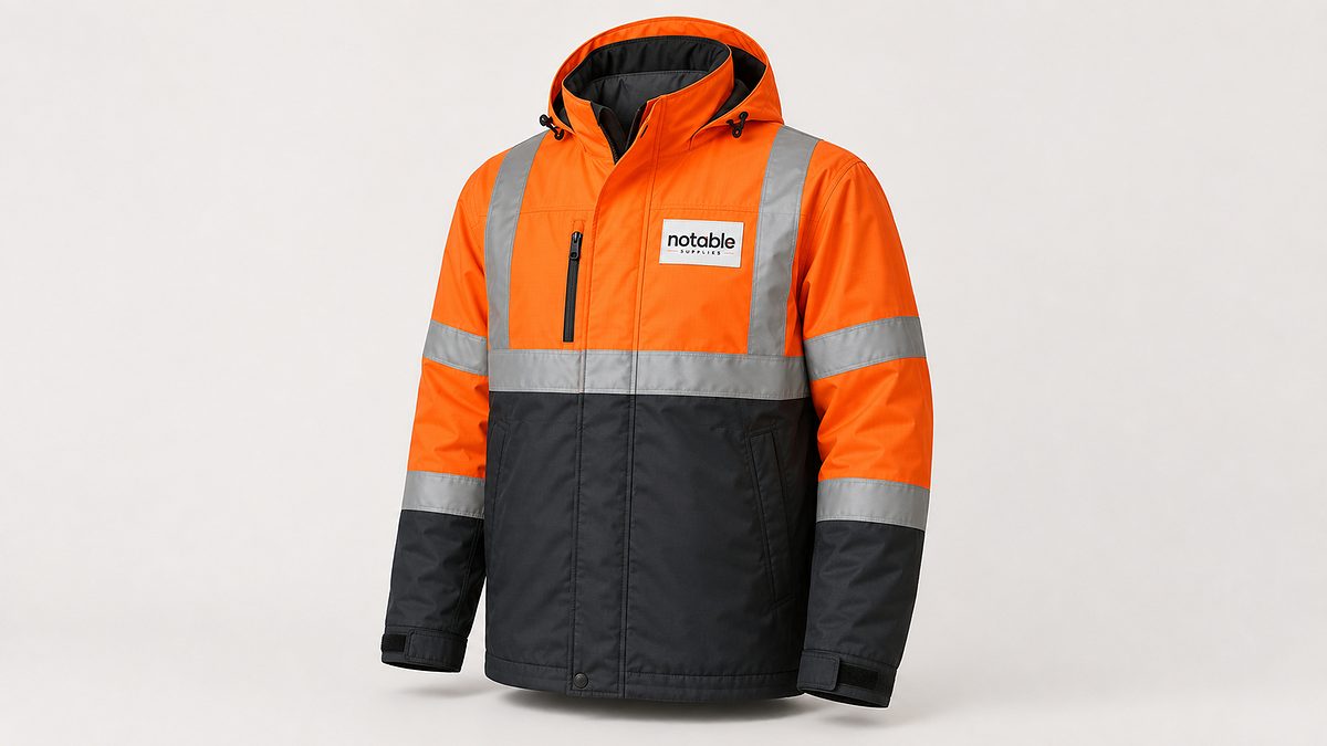 High visibility jacket, personal protective equipment supplied by Notable Supplies in Uganda