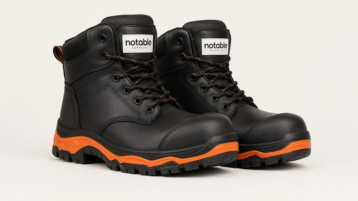 Safety boots, personal protective equipment supplied by Notable Supplies in Uganda