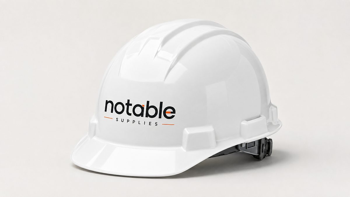 Safety helmet, personal protective equipment supplied by Notable Supplies in Uganda